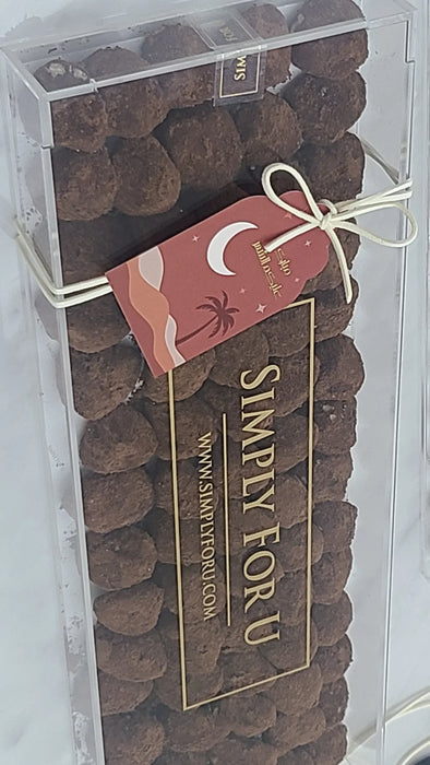 Ramadan new - mixed nuts coco dusted biscuits (acrylic tray)