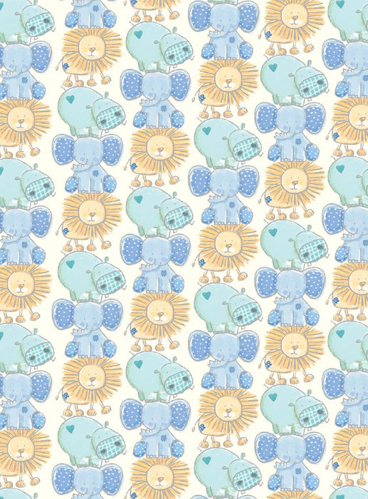 Animals Wrapping Paper (Set of 3 sheets)