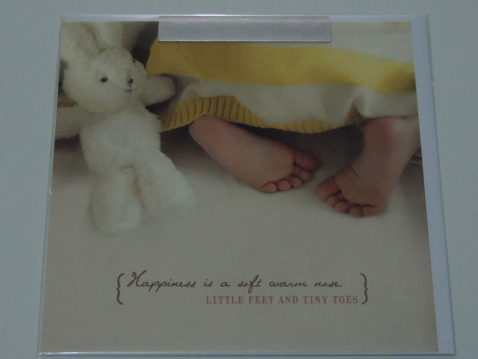 Happiness is a soft warm nose. Little Feet and Tiny Toes.