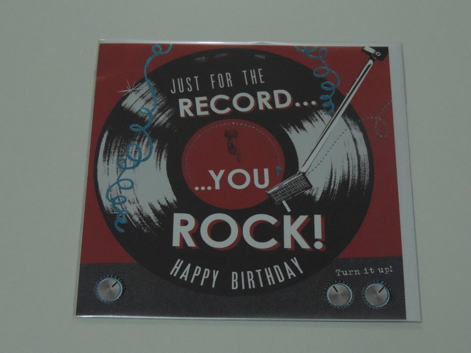 Just for the record.. you ROCK! Happy Birthday