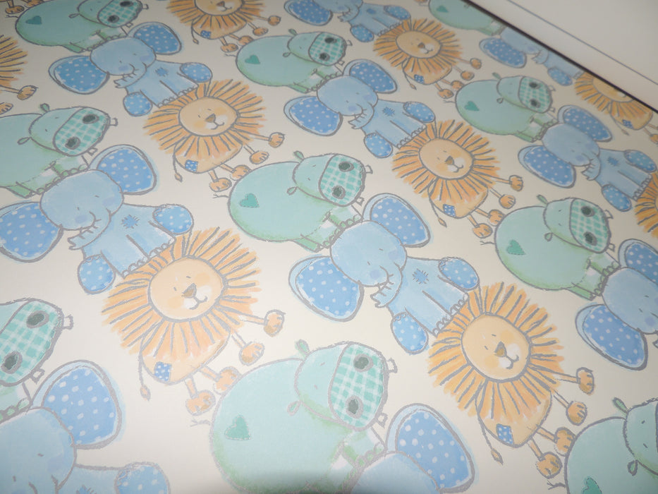Animals Wrapping Paper (Set of 3 sheets)