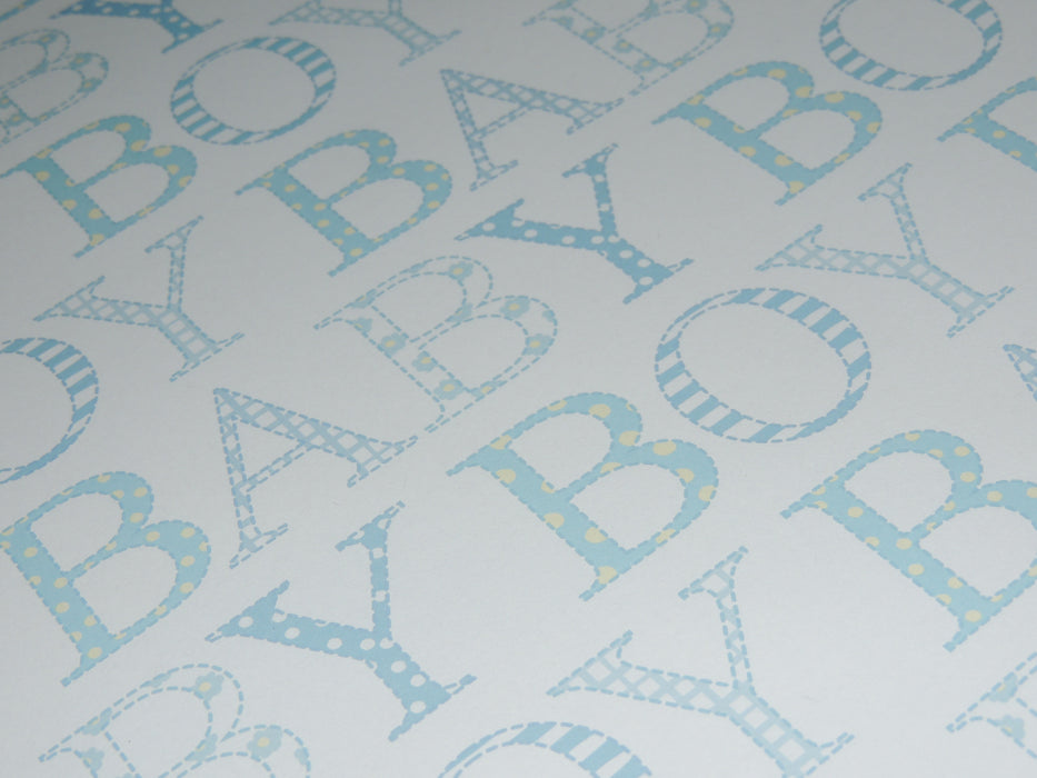 Baby Boy Wrapping Paper (Set of 3 sheets)