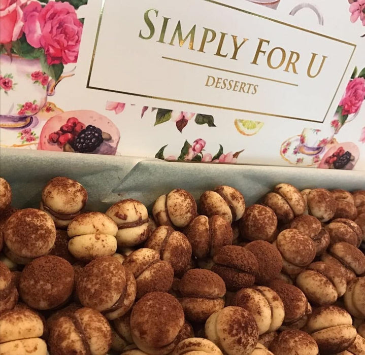Mini Coco dusted with chocolate filling Biscuits (0.5 kg/box)