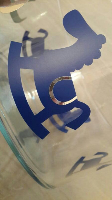 Rocking Horse Personalized Glass Vase