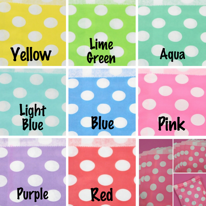 Polka Dot Paper Favor Bags (Pack of 20 pcs)