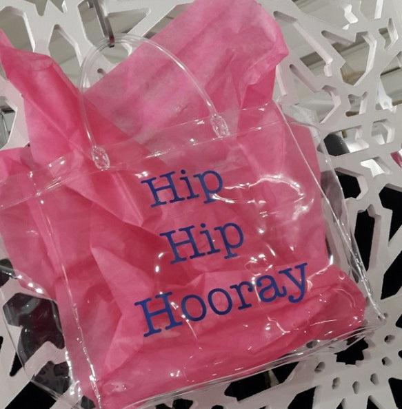HIP HIP HOORAY - Plastic Gift Bag
