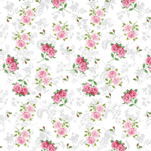 English Rose Gift Wrapping Paper (Set of 3 sheets)