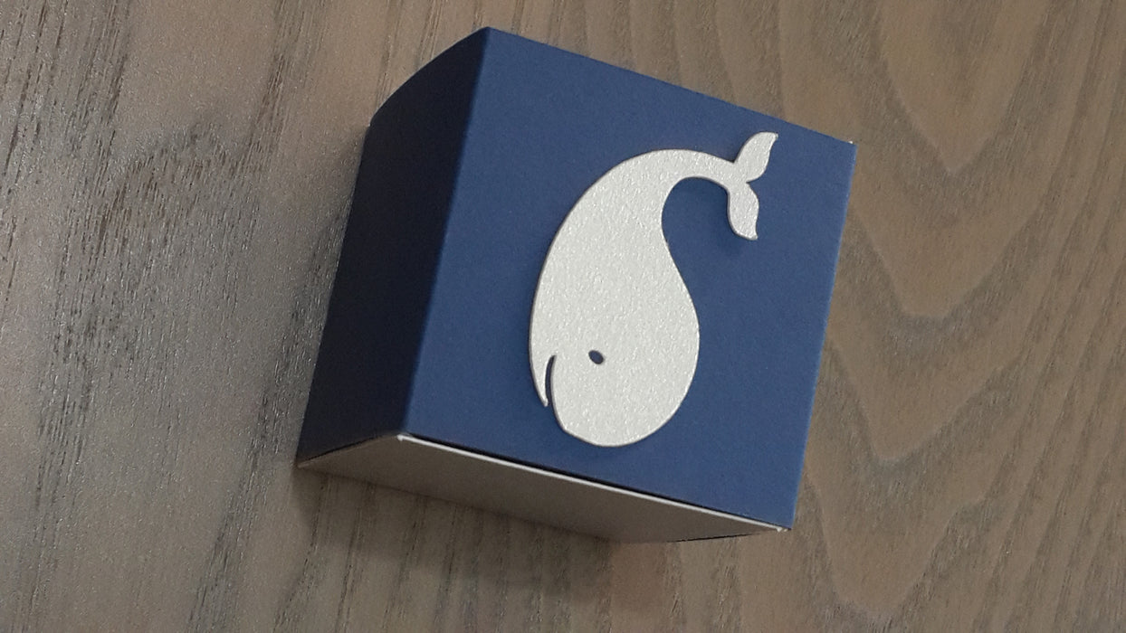 Small Whale Favor Boxes (Min. 30 pcs)