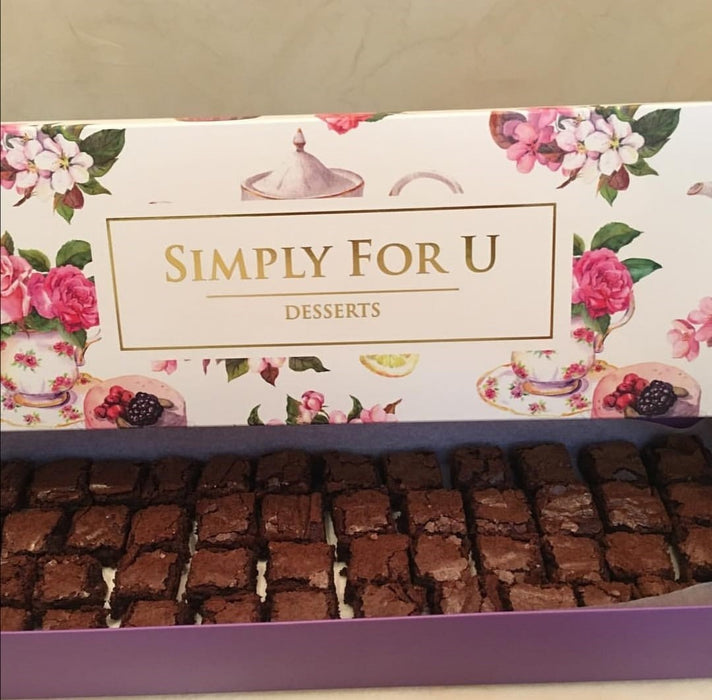 Mini Chocolate Brownie Bites (48 pcs /box)