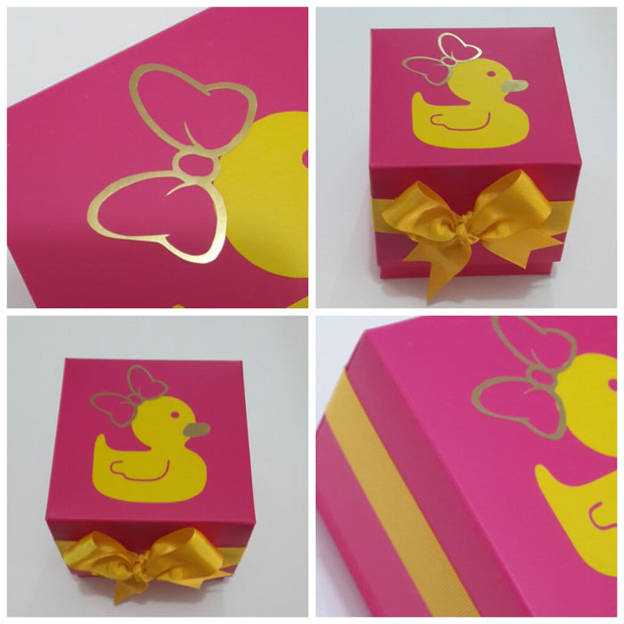 Duck with Bow Favor Boxes (Min. 25 pcs)