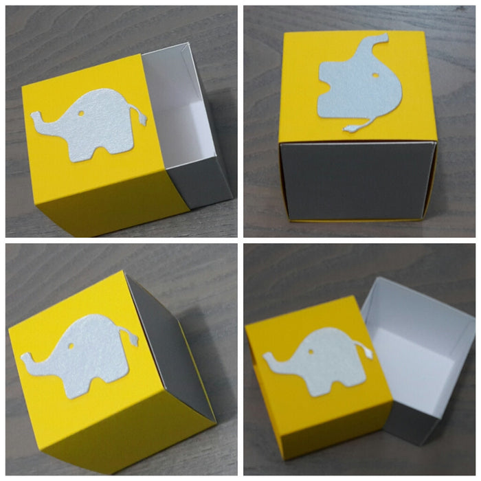 Small Elephant Favor Boxes (Min. 30 pcs)