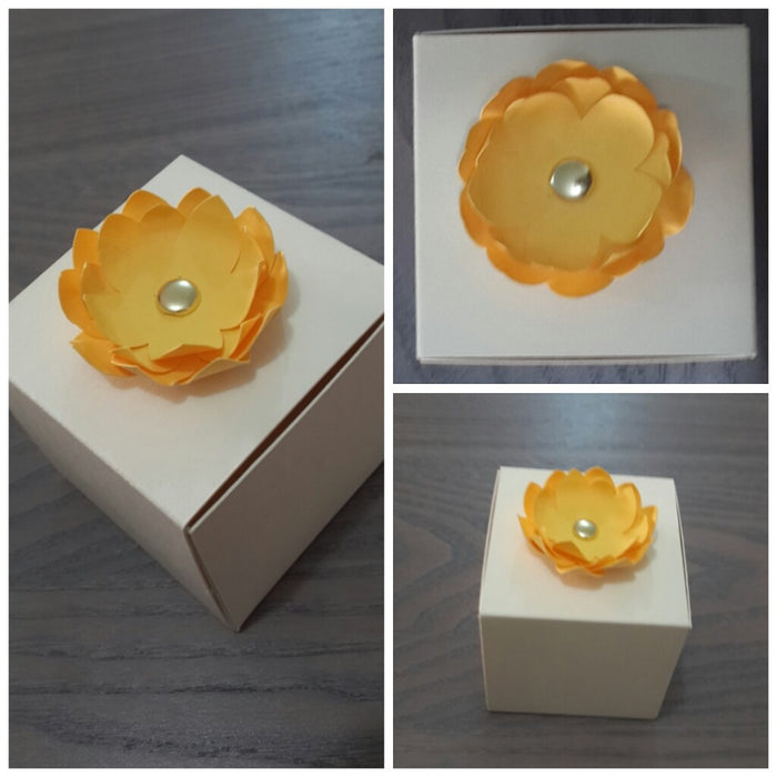 Flower # 4 - Favor Boxes (Min. 30 pcs)
