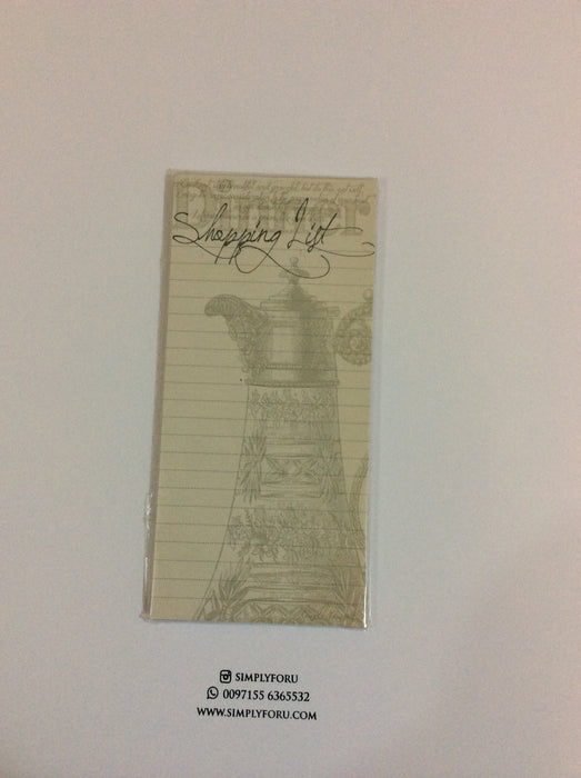 Notepad {Shopping List}