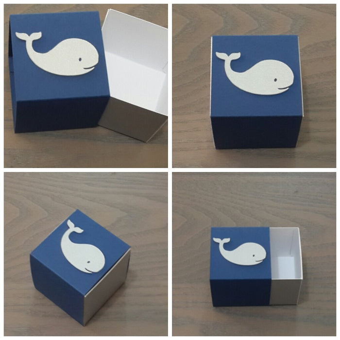Small Whale Favor Boxes (Min. 30 pcs)